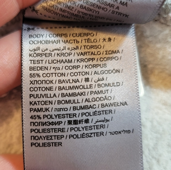 SuperDry Women's US 6 Japan Edition Tokyo Over-sized Long-line Gray Sweat Shirt - Picture 11 of 12